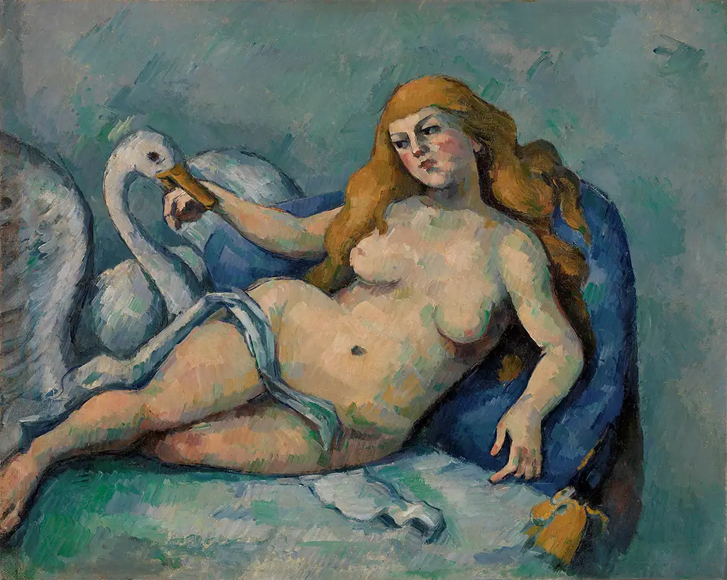 Leda and the Swan in Detail Paul Cezanne